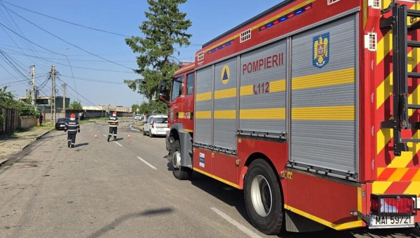 explozie urmata de incendiu la silistea o butelie a sarit in aer pompierii actioneaza la fata locului 6a746c361166d