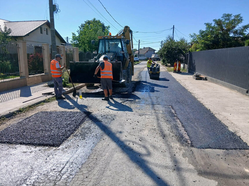 foto primaria cumpana anunta finalizarea lucrarilor de remediere a portiunilor de carosabil de pe strada ciocarliei 6a89d18aad284