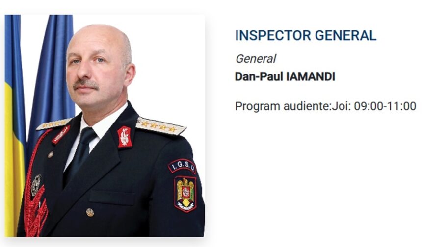 generalul cu patru stele dan paul jenica iamandi seful igsu trecut in rezerva a fost ofiter si la um 01959 tulcea 6a87e5597a5df