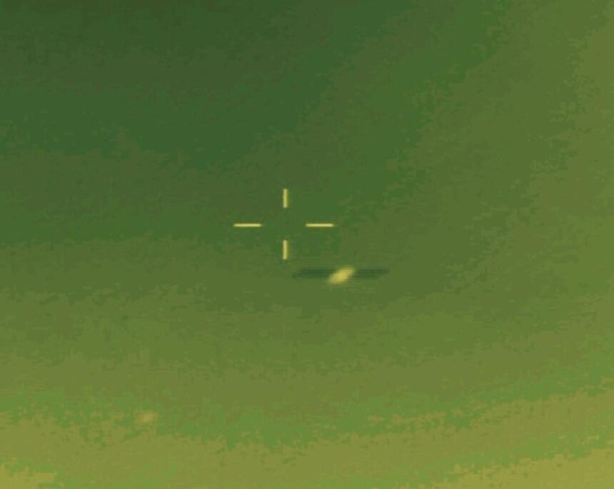 nato publica imagini de la doborarea dronei in judetul galati vazuta prin sistemul de ochire al f 18 6a8190c7d3446