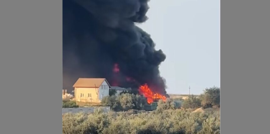 video a fost transmis mesaj ro alert incendiu de amploare la iesirea din lumina spre navodari in zona peninsula a luat foc centrul de colectare a maselor plastice 6a7ca279ccc44