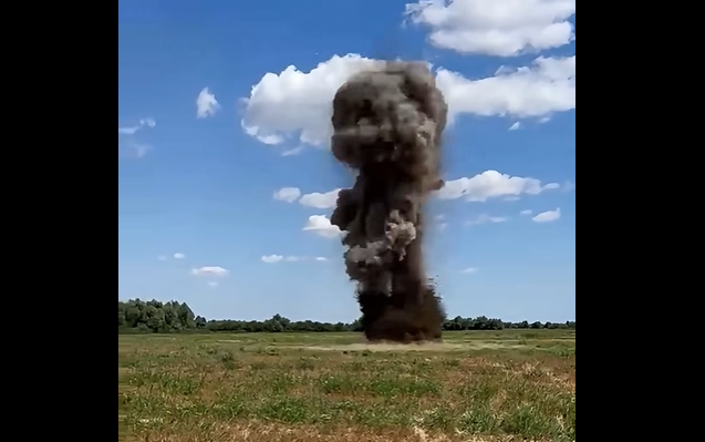 video drona gasita la plauru a fost distrusa prin detonare controlata 6a8081ee05735