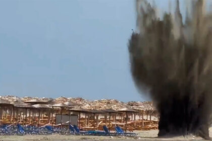 video momentul in care drona de la olimp a fost detonata a fost emis si mesaj ro alert 6a8eb1971ba76