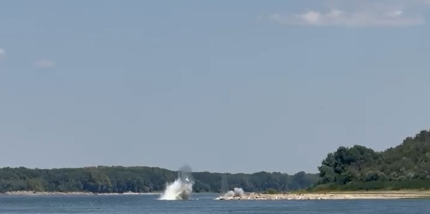 video peste 100 de militari participa la misiunea de detonare controlata pentru asigurarea debitului de apa necesar functionarii reactorului 2 de la cernavoda 6a6f2d2882972