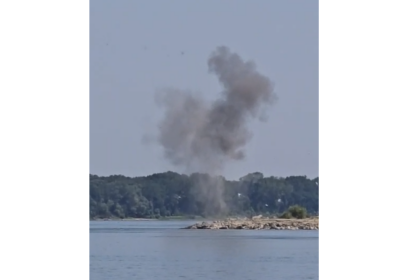 video s au facut primele probe pentru detonarea stancii parjoaia pentru devierea cursului dunarii spre centrala de la cernavoda 6a6f182101086