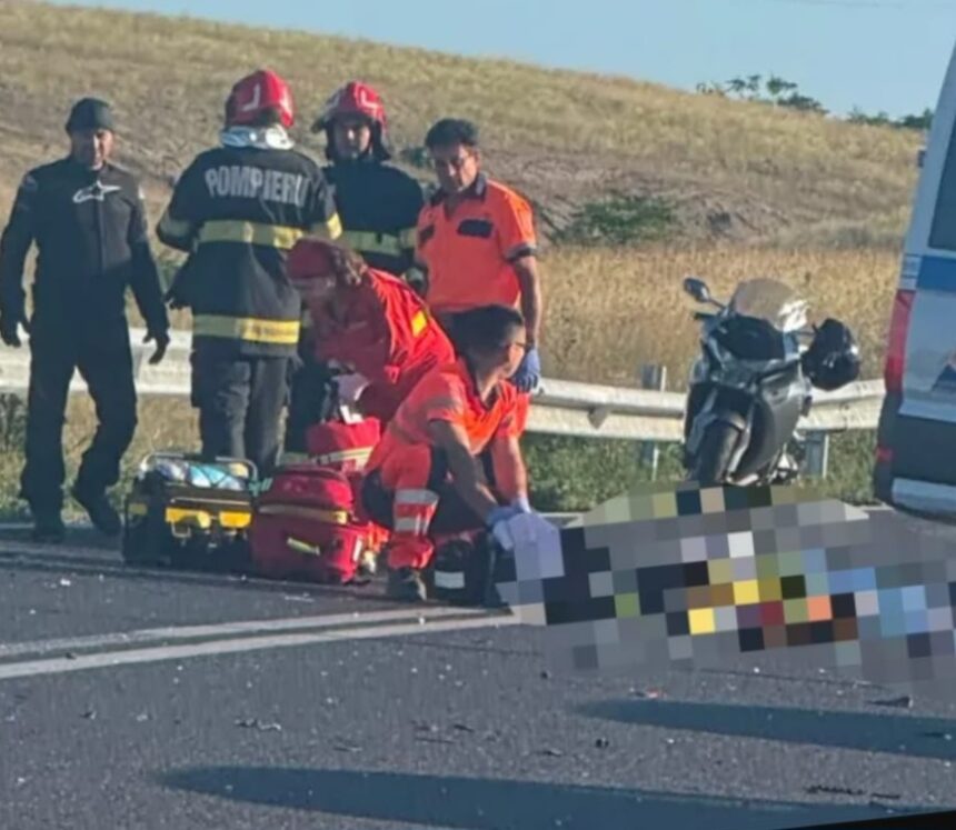 video tragedie intre lumina si oituz motociclist decedat dupa impactul cu un cap tractor cu semiremorca 6a7f6ccb52ada