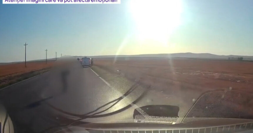 video un copil a cazut dintr o duba aflata in mers pe un drum din tulcea a fost salvat in ultima clipa din fata unui tir 6a7afe53e7e16