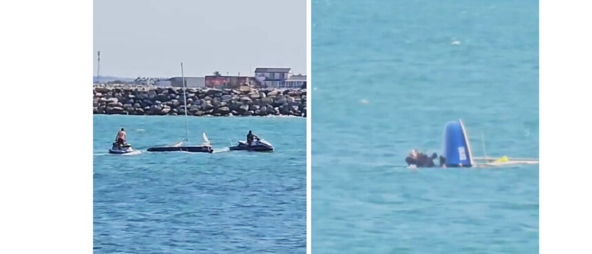 video velier rasturnat la mangalia pasagerii au fost recuperati de salvamari 6a8bf2815e71b