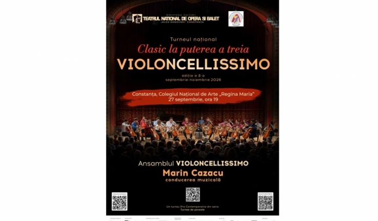 violoncellissimo revine la constanta concert cu 12 violoncele pe 27 septembrie 6a86a62ad334f