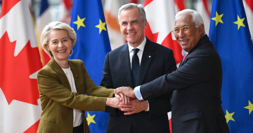 canada vrea o apropiere fara precedent de ue care este planul lui mark carney pentru un statut de membru asociat wsj 6aa67547238b2