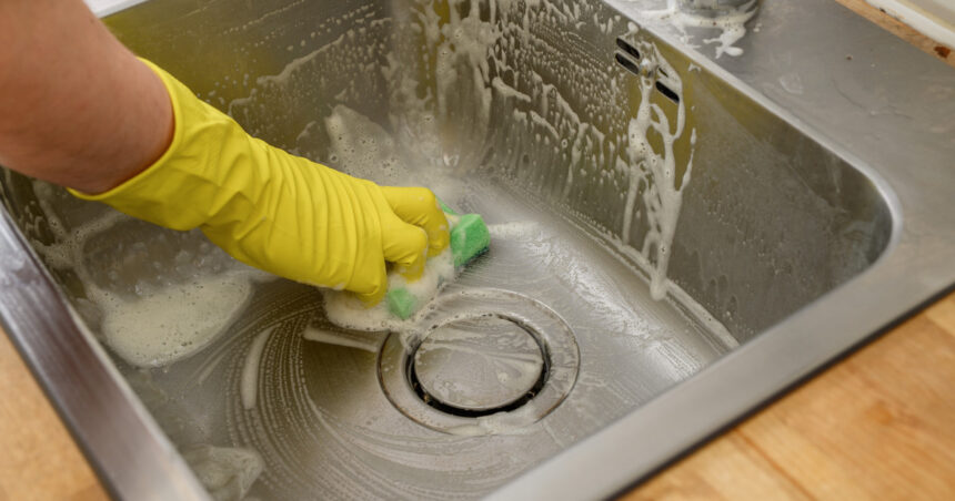 cu ce se curata chiuveta din inox metoda simpla care indeparteaza petele de apa si depunerile de calcar 6aaf7403aea78