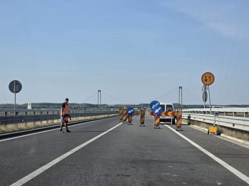 foto atentie soferi se asfalteaza pe dn22j sunt restrictii de circulatie 6aad3c44b0327