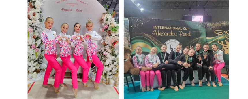 foto gimnastele c s victoria cumpana se intorc cu bratele incarcate cu medaliile obtinute la cupa alexandra pavel de la blaj 6aa81d0994479