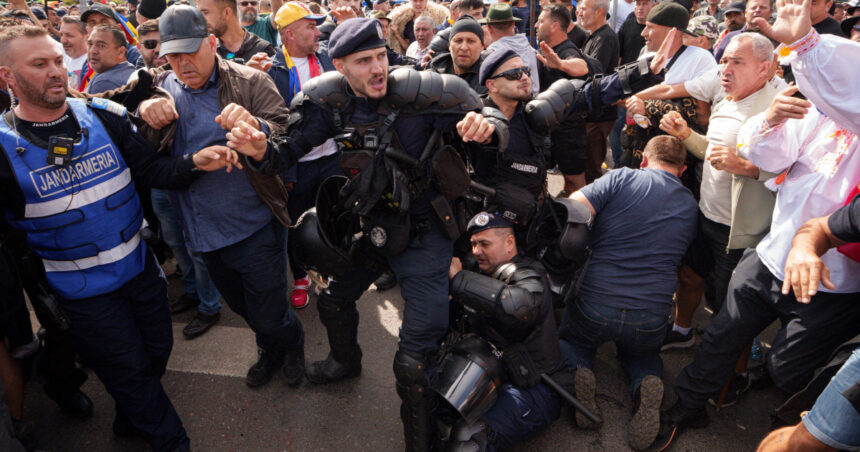 galerie foto piata victoriei sub asediu imagini cu ce nu s a vazut la tv din ciocnirile dintre protestatari si jandarmi 6aa9427746bc1