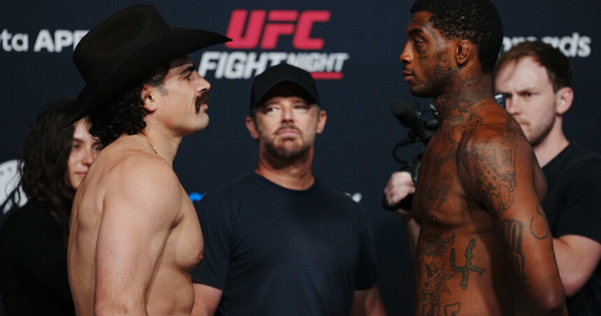 o infruntare ca n filme in ufc un politist va lupta impotriva unui fost detinut in gala din las vegas 6ab7f7d0ec8bf