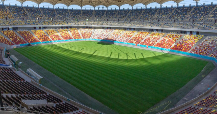 primaria capitalei a pregatit gazonul de pe arena nationala pentru partidele de fotbal cum arata arena 6a9fd6c0448b4