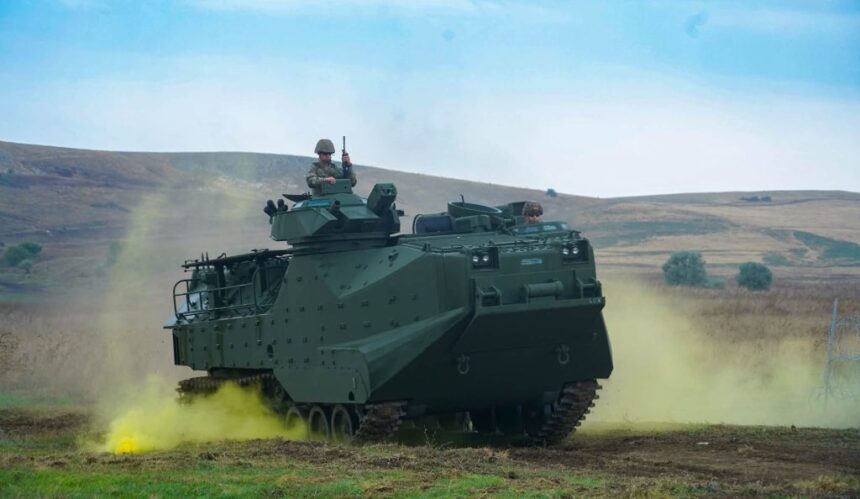 primele vehicule amfibii de asalt aav 7 au intrat in inzestrarea fortelor navale romane 6abb4c4a21ab4