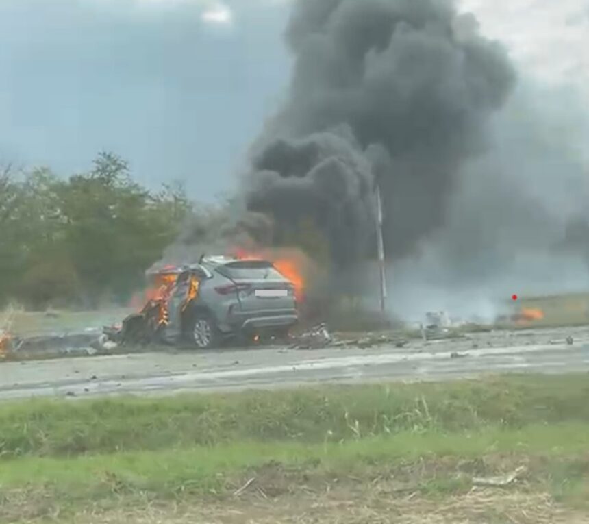 video ingrozitor accident mortal pe dn3 intre ciocarlia de sus si murfatlar un sofer a murit carbonizat 6aba2887d7f25