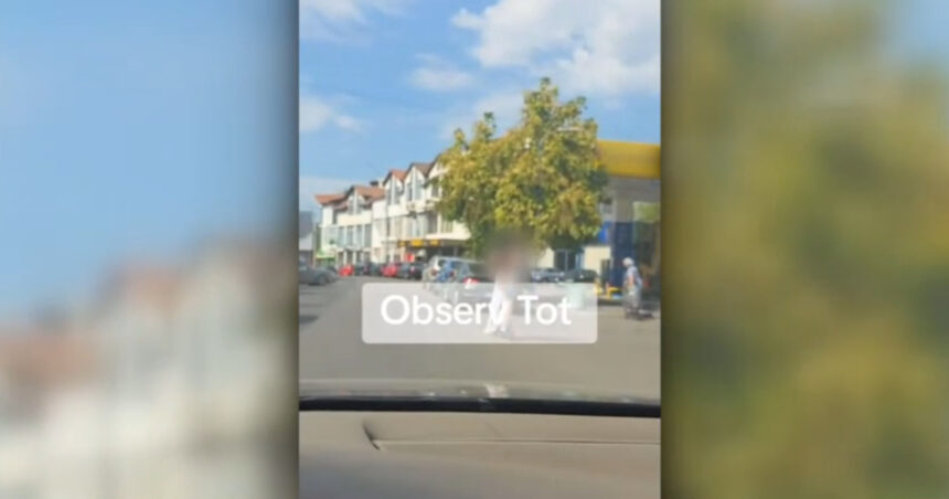 video intreaga familie pe trotineta momentele de inconstienta filmate in judetul mehedinti barbatul care conducea amendat de politie 6aad5a29bb33a