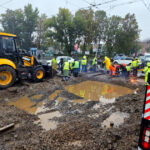 foto au inceput lucrarile de modernizare a intersectiei calea rahovei soseaua progresul trasee de tramvai modificate 6ae479e2535ba