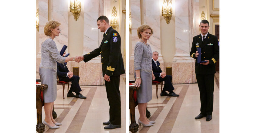 foto nava scoala mircea a primit crucea regala a romaniei distinctia conferita de custodele coroanei romane majestatea sa margareta 6ae49ec859be0