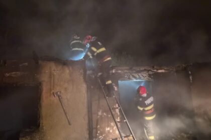 foto o casa din ostrov judetul tulcea a luat foc in toiul noptii o femeie a reusit sa scape din flacari 6acdcf5ac3bd6