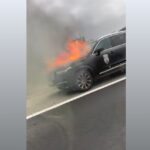 incendiu pe autostrada a2 bucuresti constanta o masina a luat foc 6adf5c4d0cacd