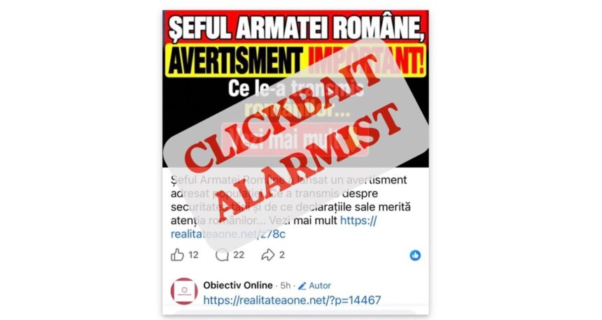 ministerul apararii atrage atentia asupra unor noi postari alarmiste atribuie sefului statului major al apararii declaratii scoase din context spun oficialii armatei 6addfcbc631eb