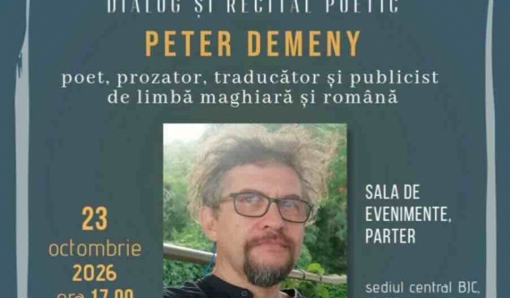 poezie in romana si maghiara la biblioteca judeteana constanta invitat scriitorul peter demeny 6ad89f0cc8fd8