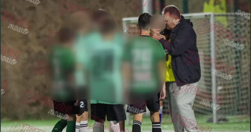 video caz revoltator la un meci de fotbal pentru juniori un copil a fost strans de gat de antrenor dupa o pasa gresita ce spune barbatul 6aca0dd61c056