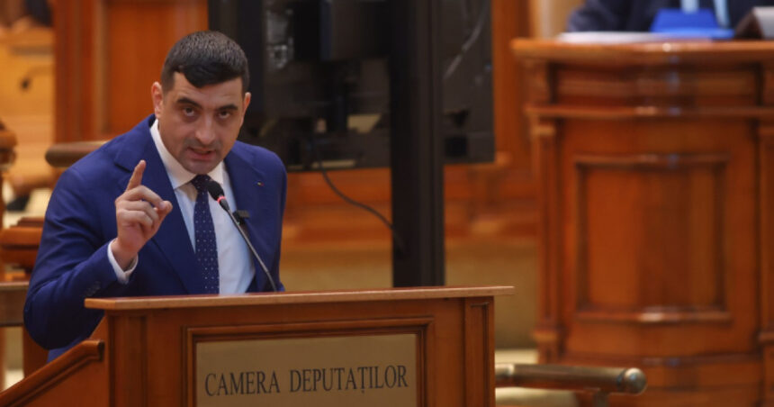 video george simion in parlament libertate pentru calin georgescu vai ce va excitati cand auziti numele asta 6ad76007481de
