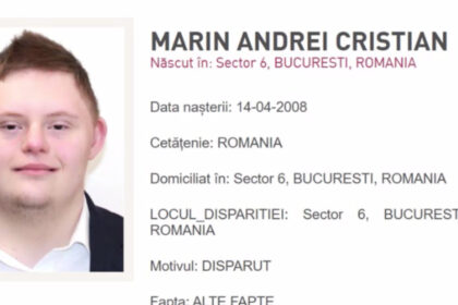 video tanar de 18 ani dat disparut a plecat de la o adresa din sectorul 6 si nu a revenit la domiciliu politia face apel la cetateni 6acea08779032